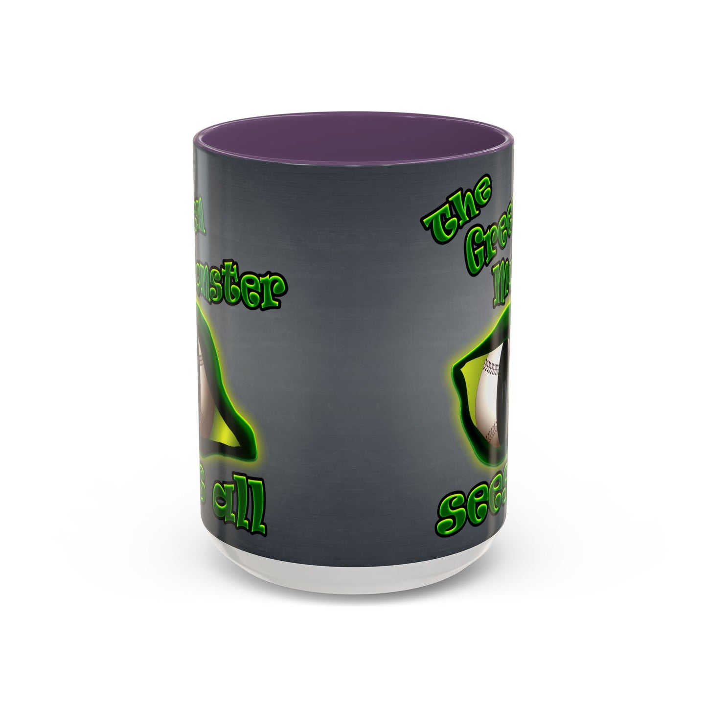 green monster - Accent Mug (grey-light grey)