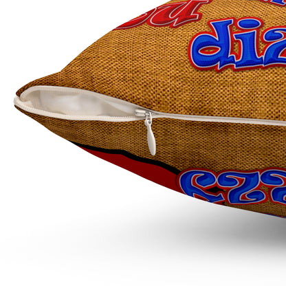 santa's shoes - Spun Polyester Square Pillow - (brown papyrus)