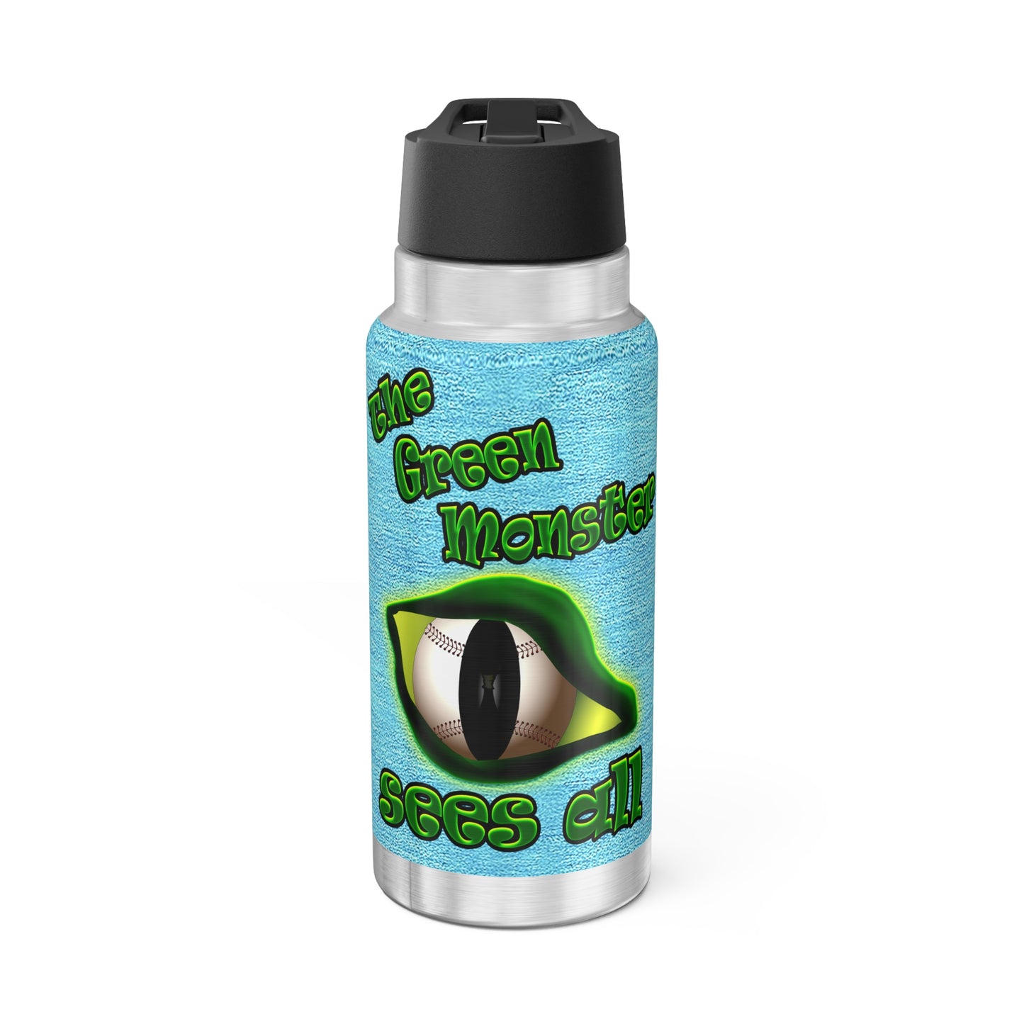 green monster - Gator Tumbler, 32oz  (faded blue)