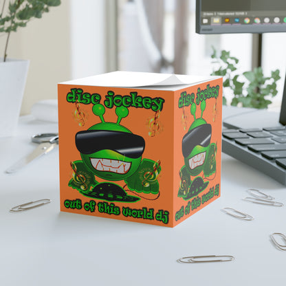 disc jockey - note cube (crusta)