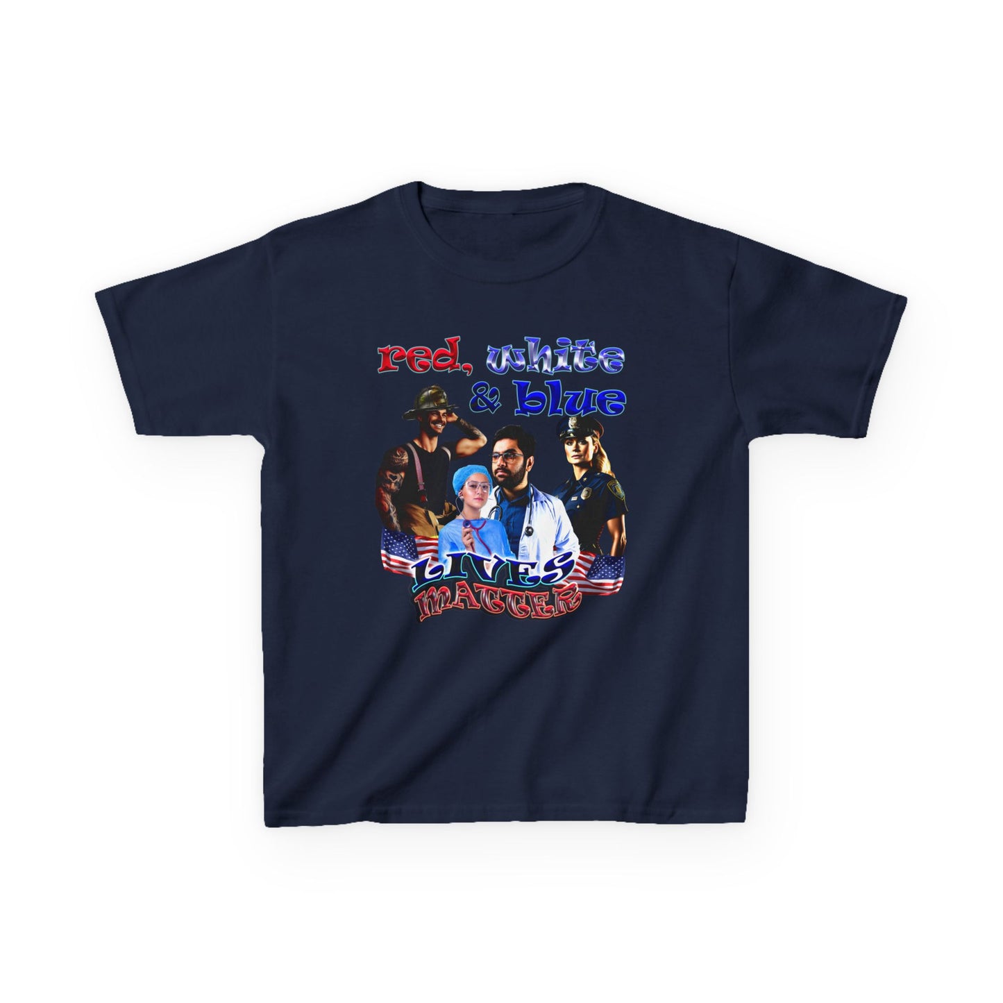 rw&b lives matter - Kids Heavy Cotton™ Tee