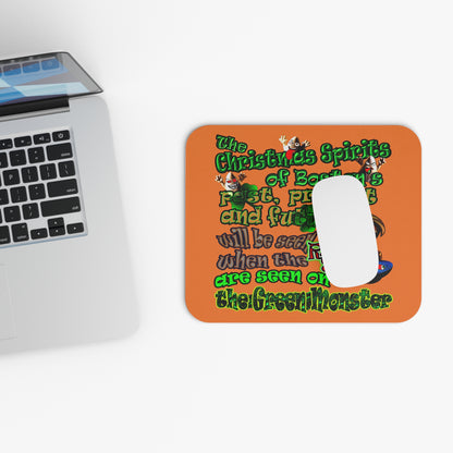 christmas spirits of boston - Mouse Pad (Rectangle) (crusta)