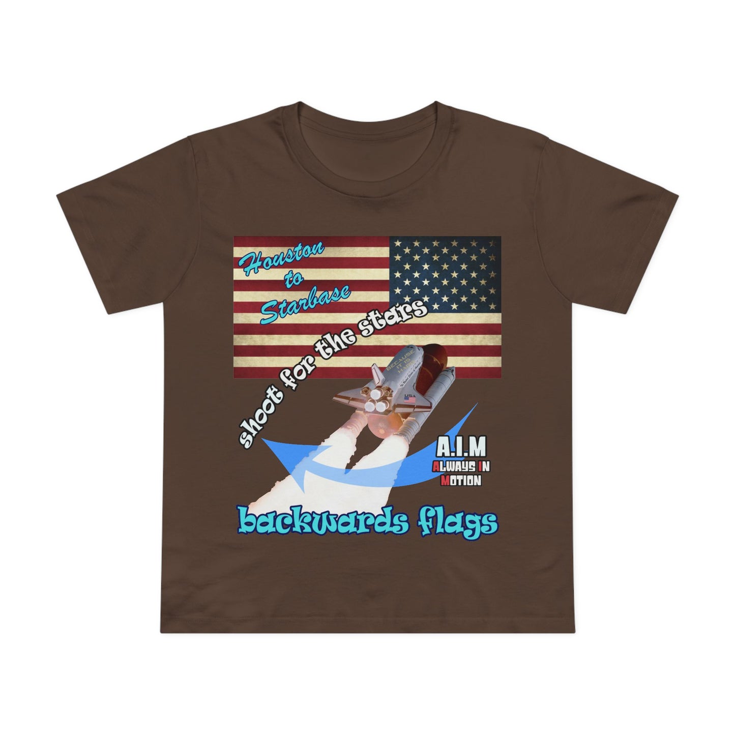 shoot for the stars - Women’s Maple Tee