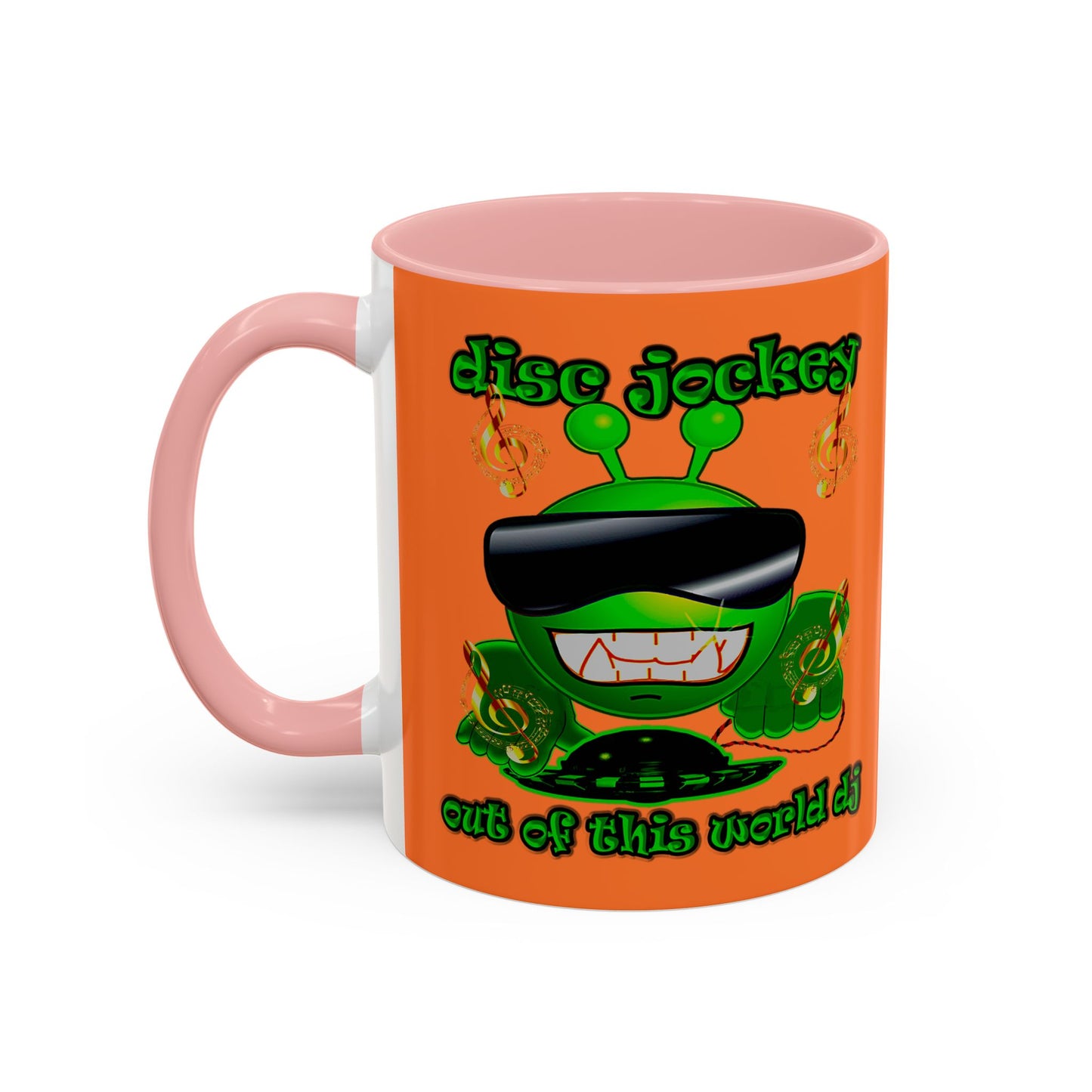 disc jockey - Accent Mug (crusta)