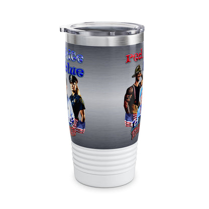 rw&b lives matter - Ringneck Tumbler, 20oz (brushed nickel)