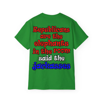 donkeys and elephants - Unisex Ultra Cotton Tee