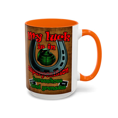 my luck - Accent Mug (brown papyrus)