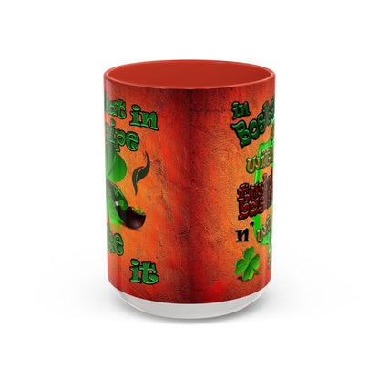 celtics logo - Accent Mug (burnt orange)