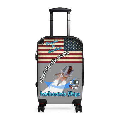 shoot for the stars - Suitcase (grey)