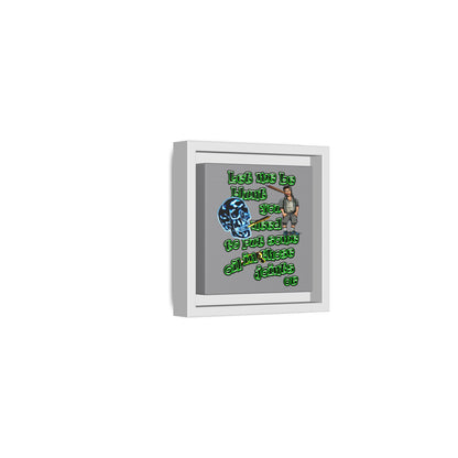 og - framed canvas art (grey)