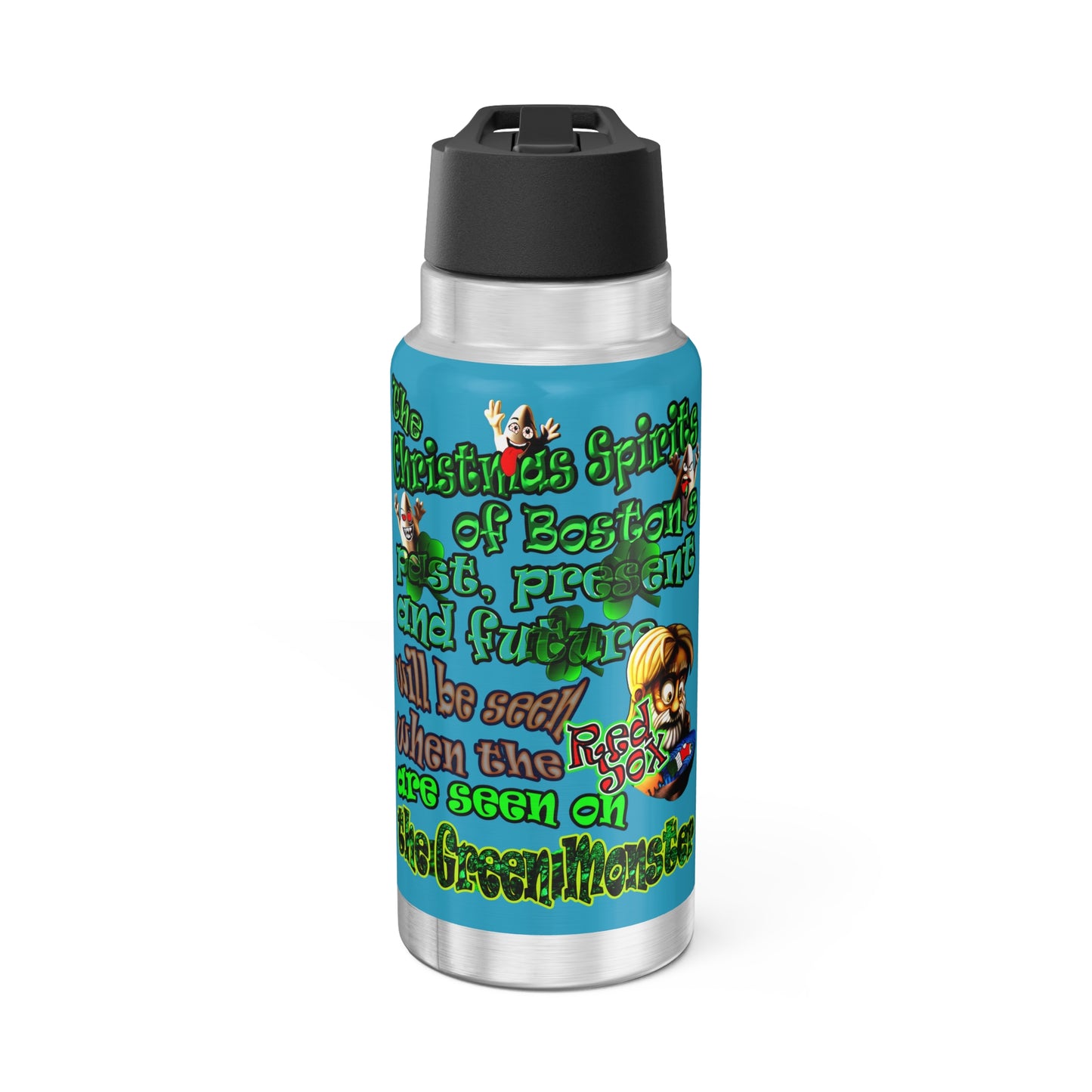 christmas spirits of boston - Gator Tumbler, 32oz (turquoise)