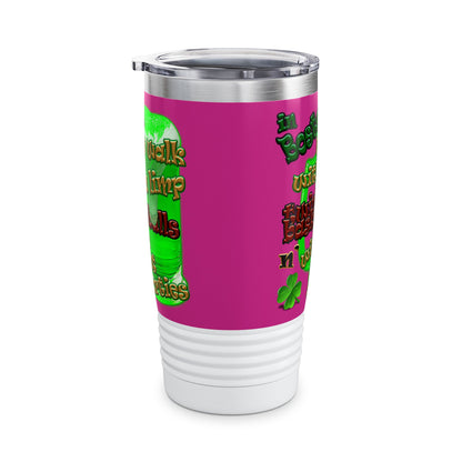 celtics logo - Ringneck Tumbler, 20oz (pink)