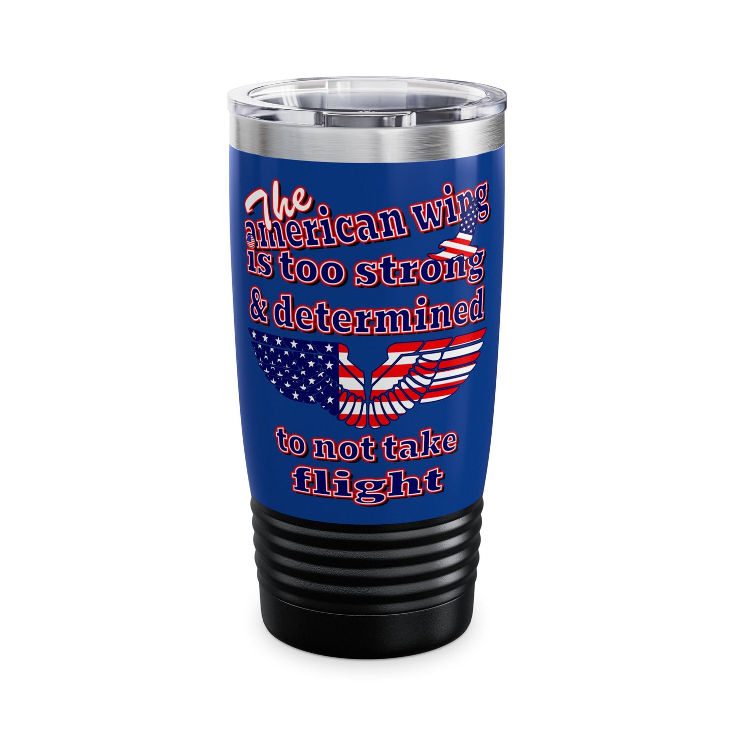 american wing - Ringneck Tumbler, 20oz (dark blue)