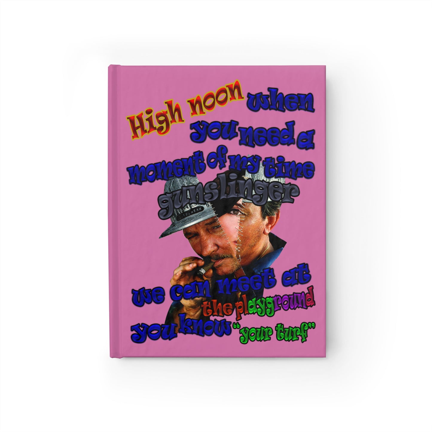 high noon - journal-blank (light pink)