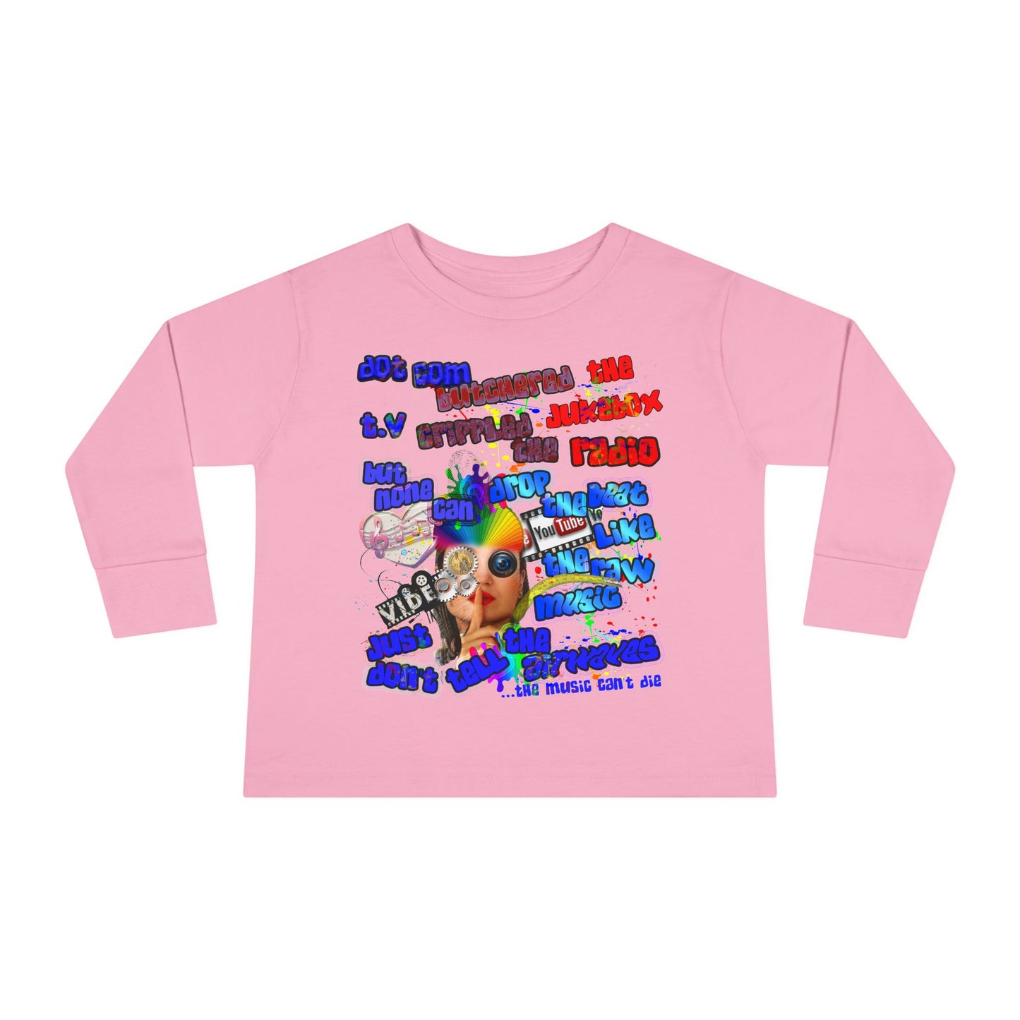 drop the beat - Toddler Long Sleeve Tee