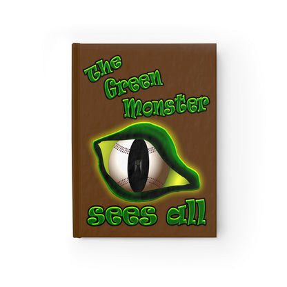 green monster - journal-lined (brown)