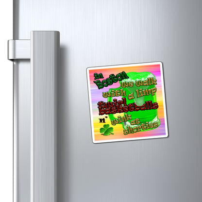 celtics logo - Magnets - (color blur)