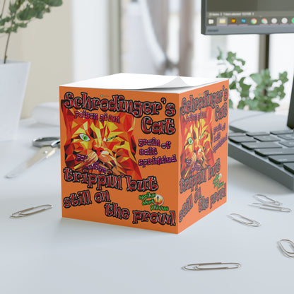 schrodinger's cat - note cube (crusta)