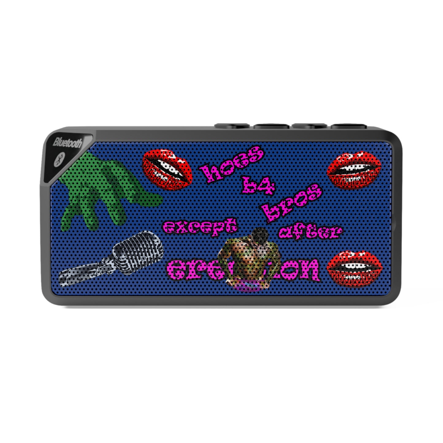 hoes b4 bros - Jabba Bluetooth Speaker (dark blue)