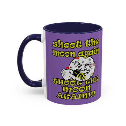 shoot the moon again - Accent Mug (light purple)