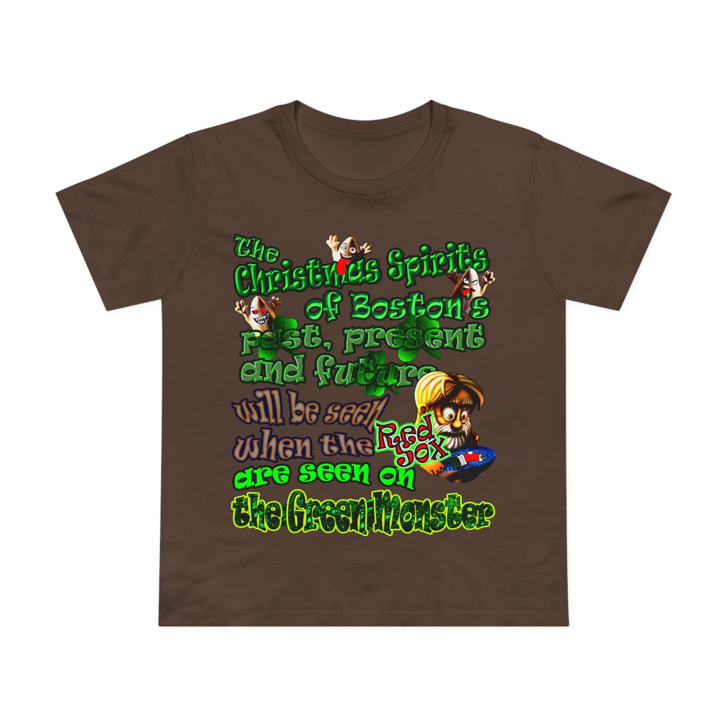 christmas spirits of boston - Women’s Maple Tee