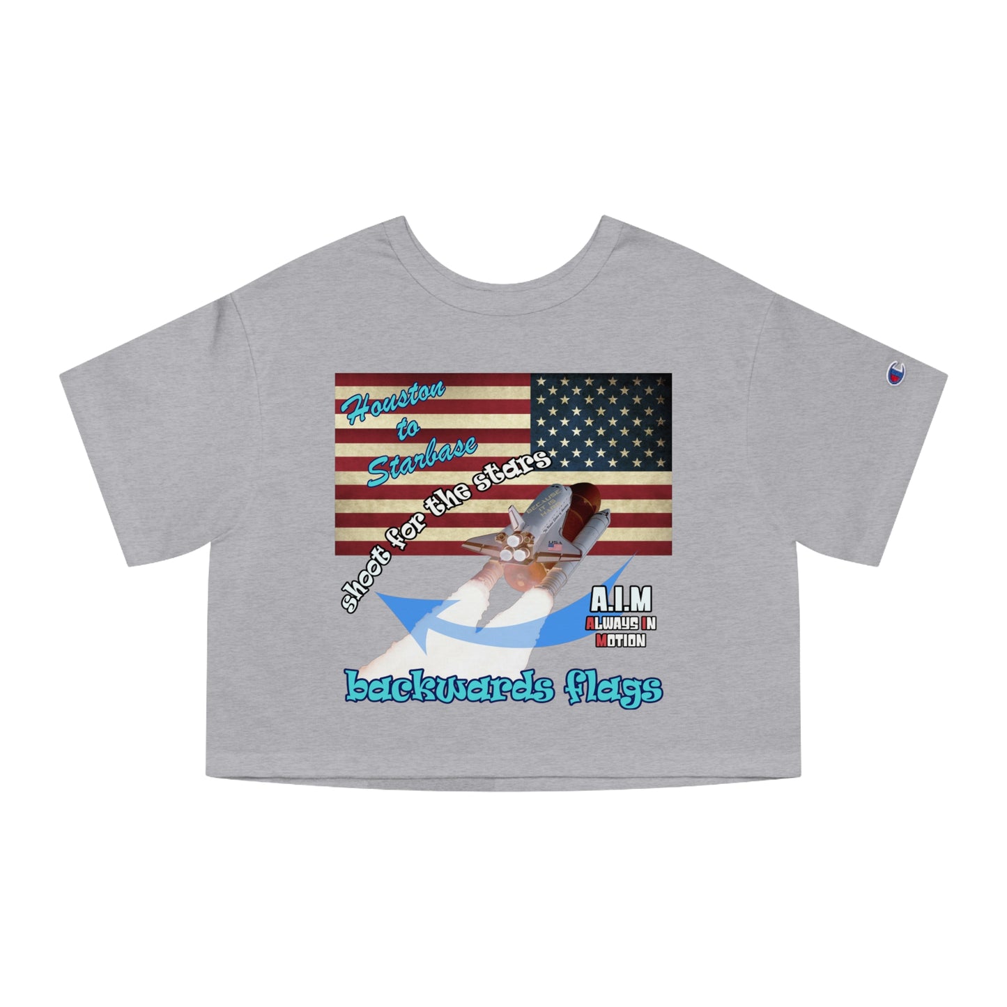 shoot for the stars - Champion Women's Heritage Cropped T-Shirt