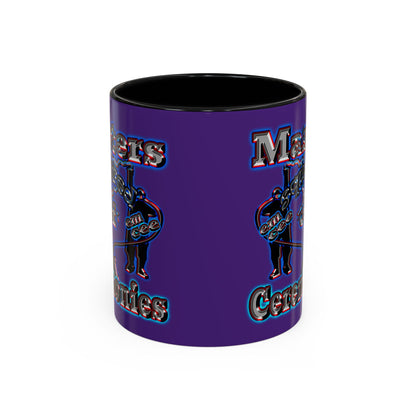 em cee squared - Accent Mug (purple)