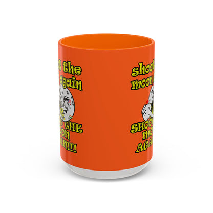 shoot the moon again - Accent Mug (orange)