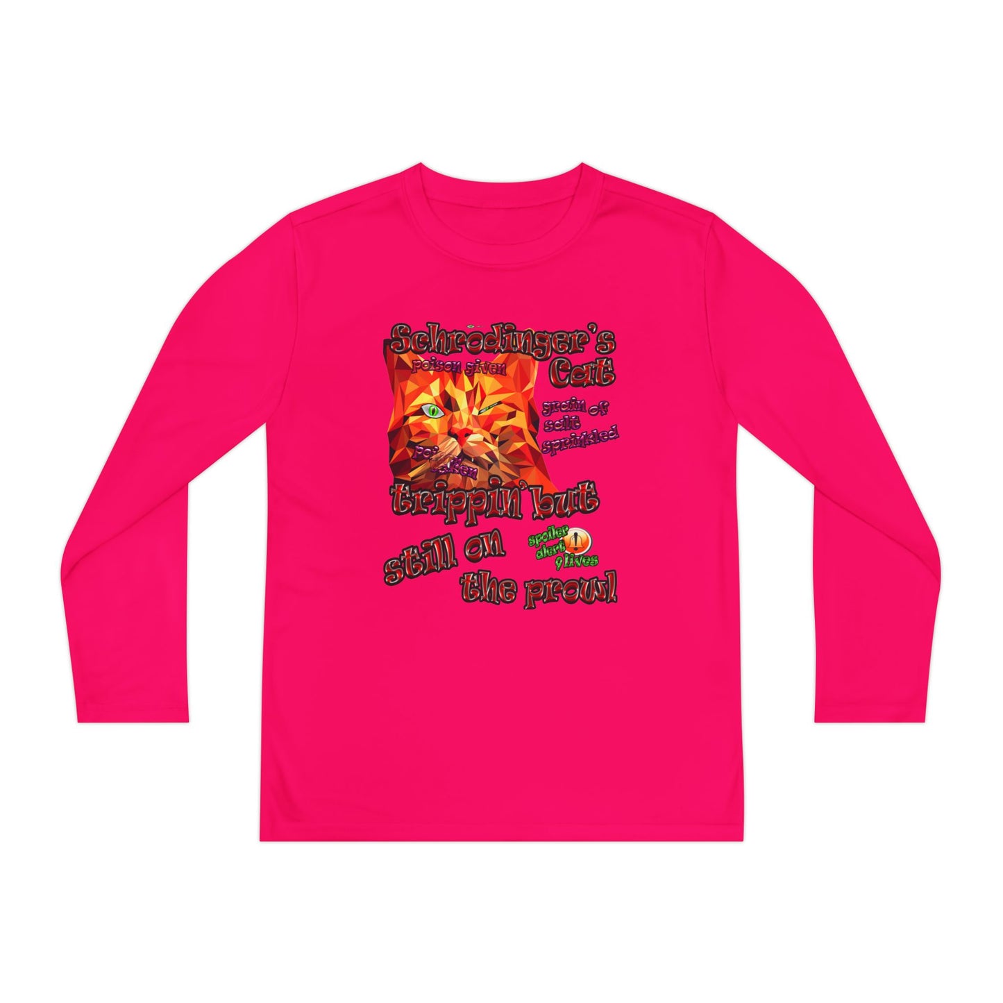 schrodinger's cat - Youth Long Sleeve Competitor Tee