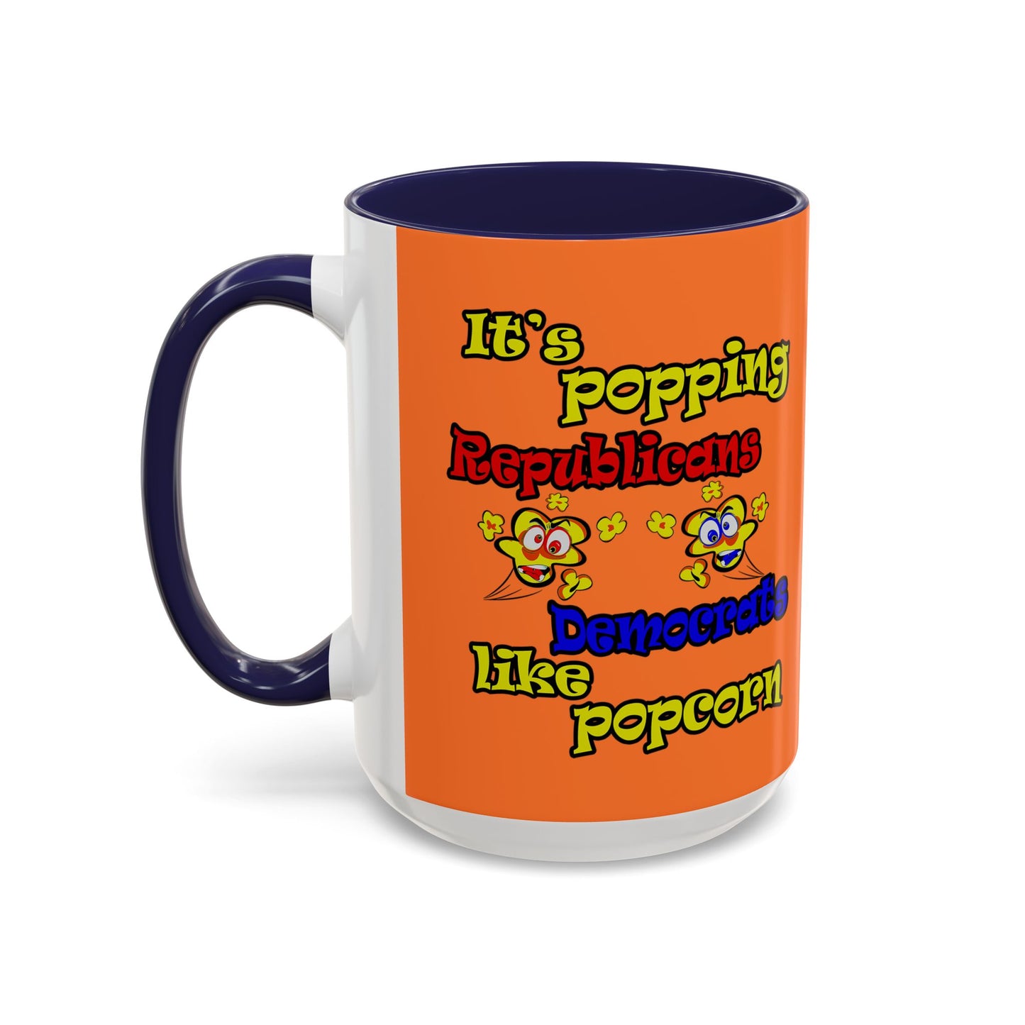 popping like popcorn - Accent Mug (crusta)