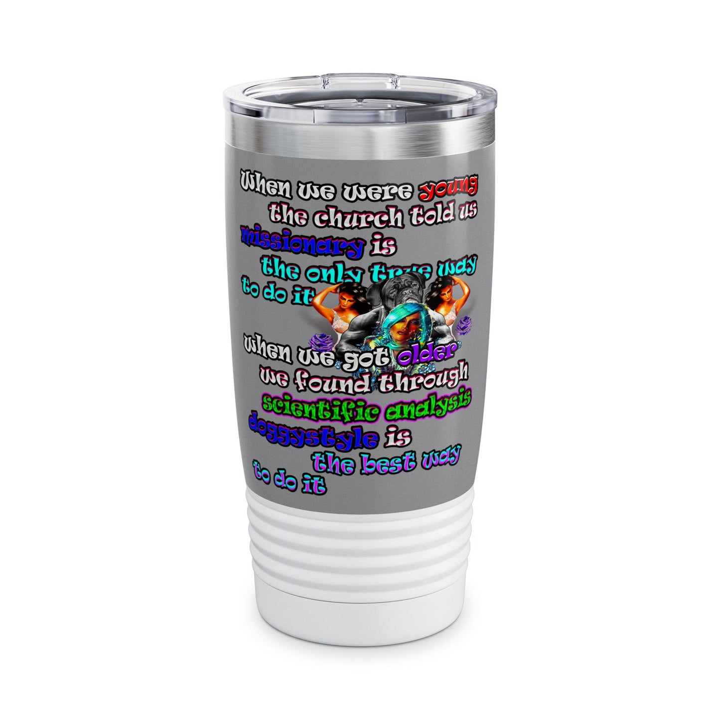 doggystyle - Ringneck Tumbler, 20oz (grey)