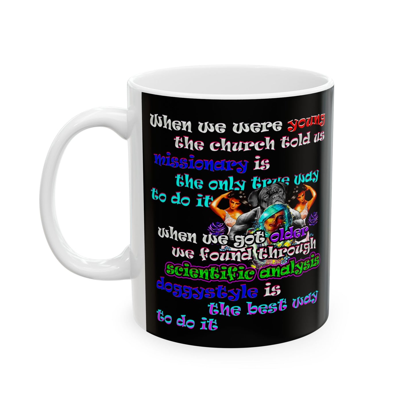 doggystyle - White Mug (black)