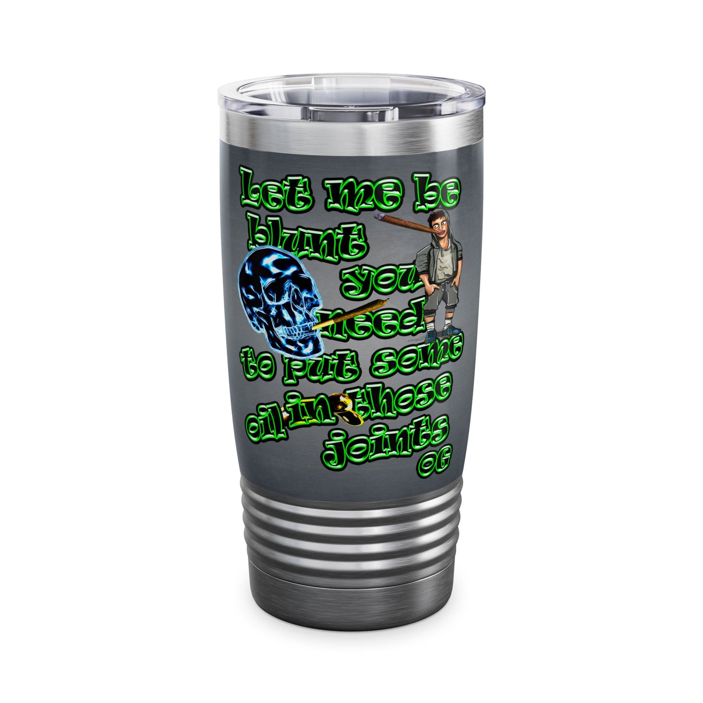 og - Ringneck Tumbler, 20oz (grey-light grey)