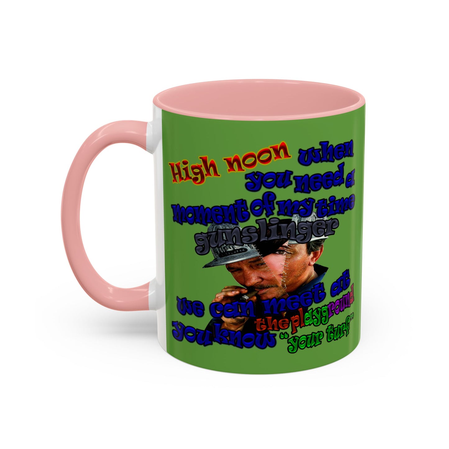 high noon - Accent Mug (green)