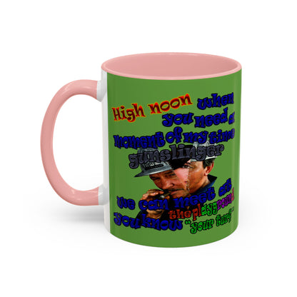 high noon - Accent Mug (green)