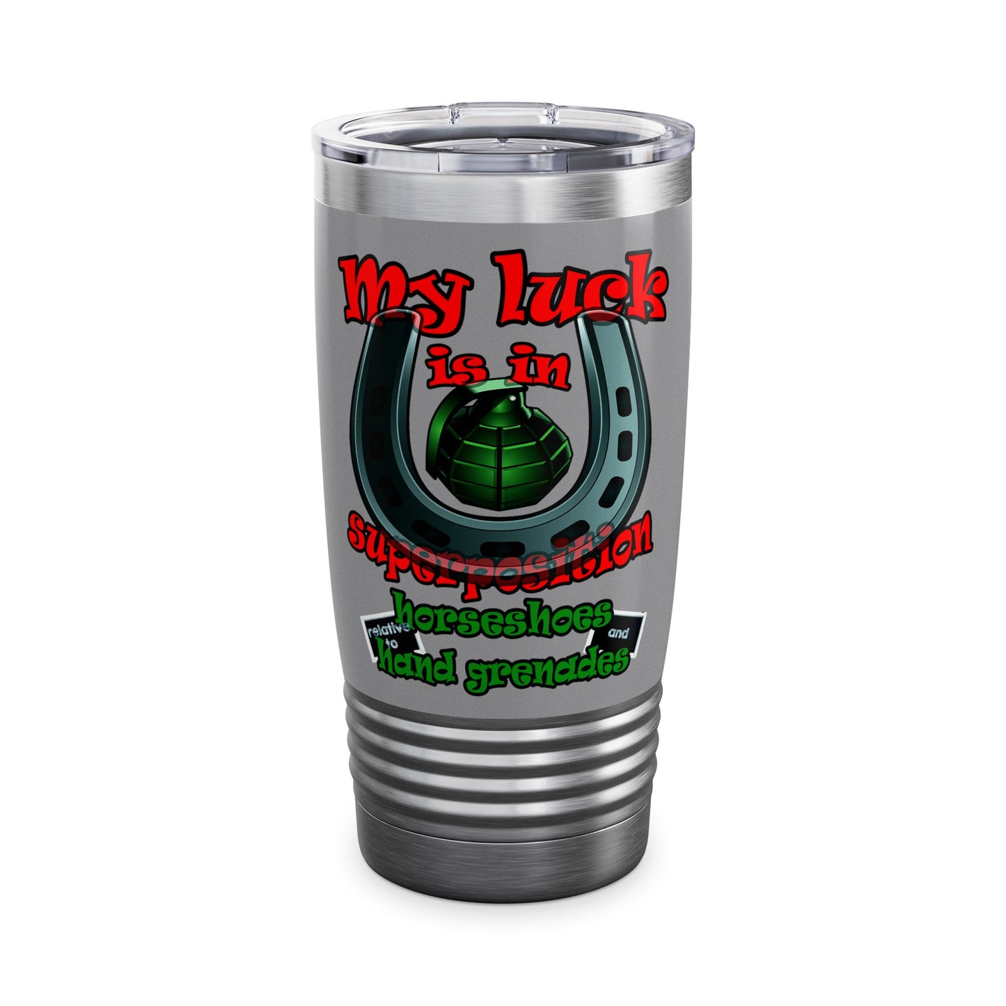 my luck - Ringneck Tumbler, 20oz (grey)