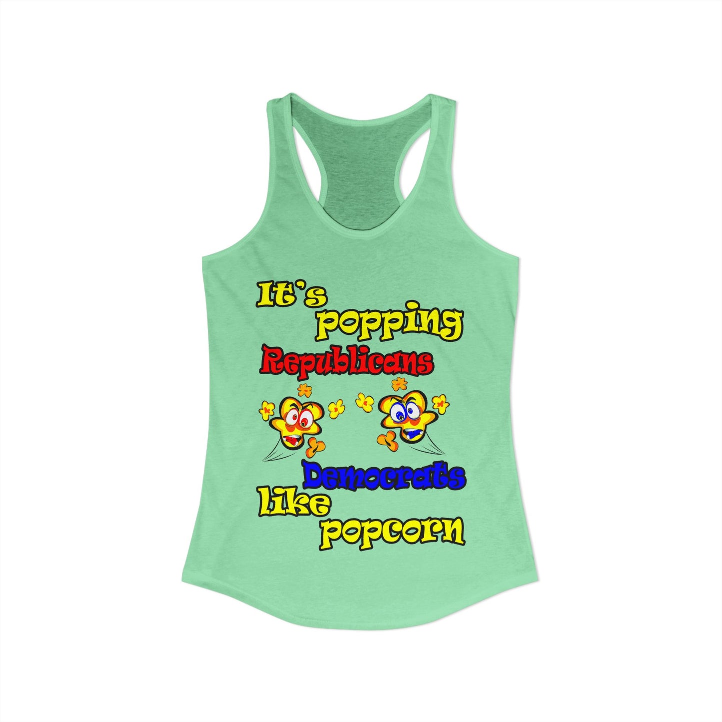 popping like popcorn - Women's Ideal Racerback Tank