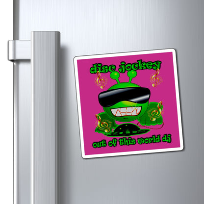 disc jockey - Magnets - (pink)