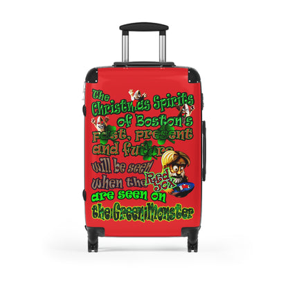 christmas spirits of boston - Suitcase (red)