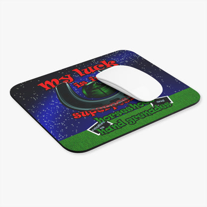 my luck - Mouse Pad (Rectangle) ('snoops' background)