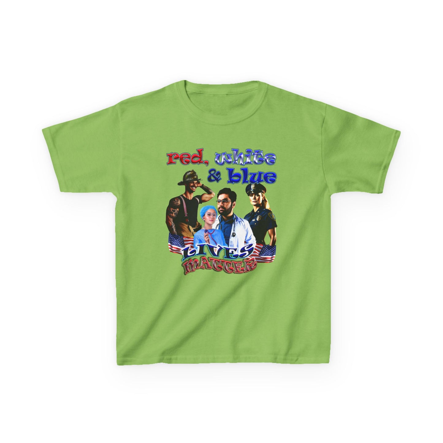 rw&b lives matter - Kids Heavy Cotton™ Tee