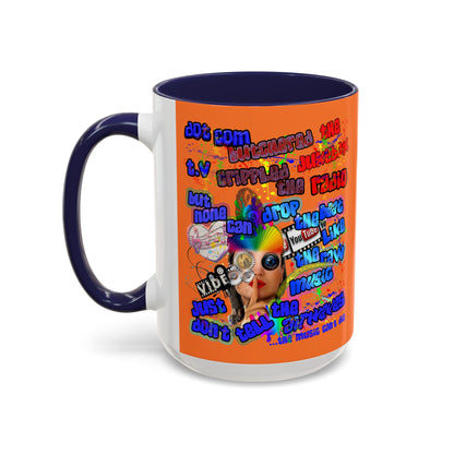 drop the beat - Accent Mug (crusta)