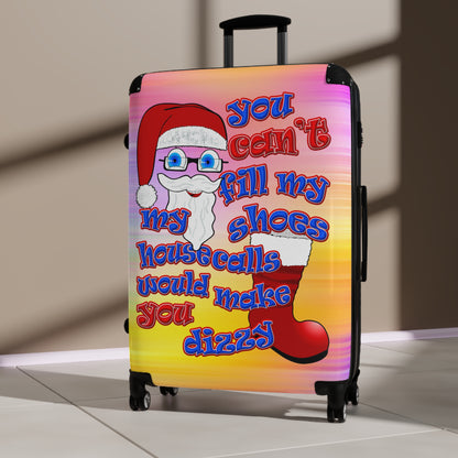 santa's shoes - Suitcase (color blur)
