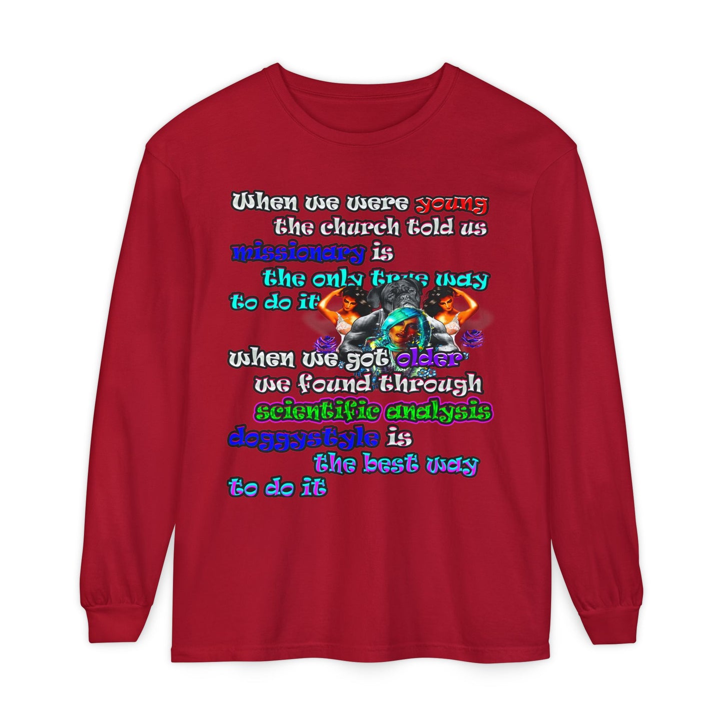 doggystyle - Unisex Garment-dyed Long Sleeve T-Shirt
