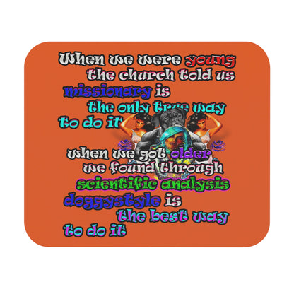 doggystyle - Mouse Pad (Rectangle) (orange)