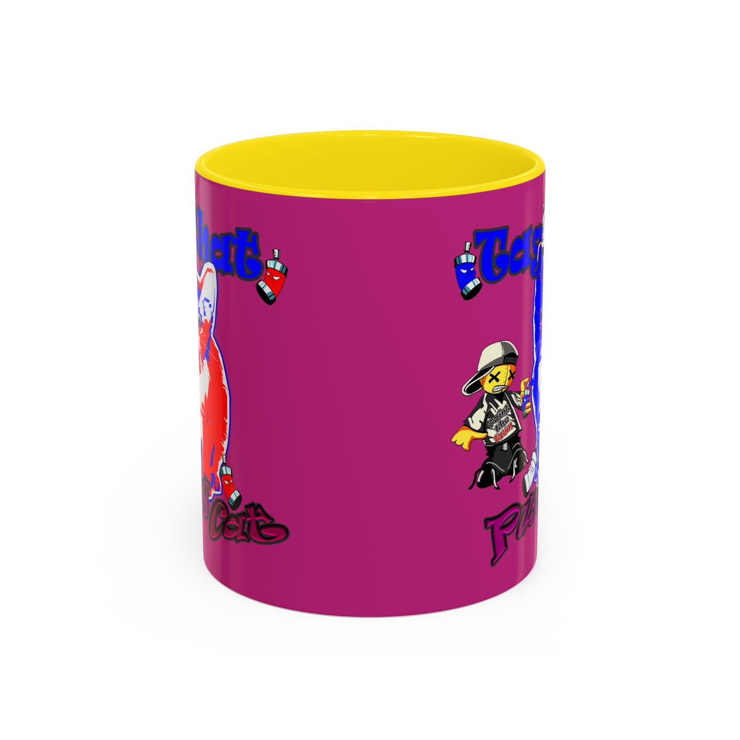 tag that - Accent Mug (pink)