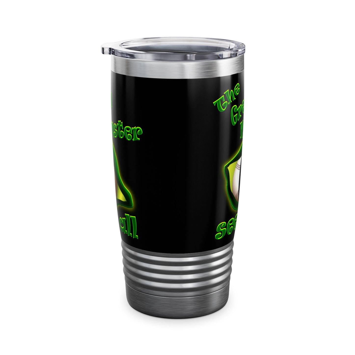 green monster - Ringneck Tumbler, 20oz (black)