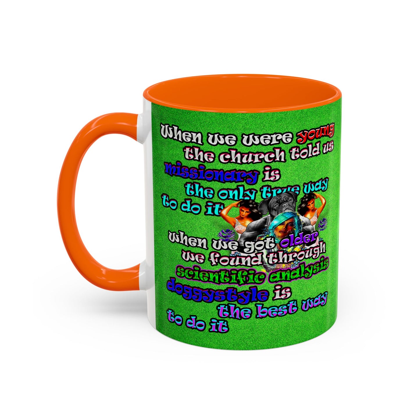 doggystyle - Accent Mug (green turf)