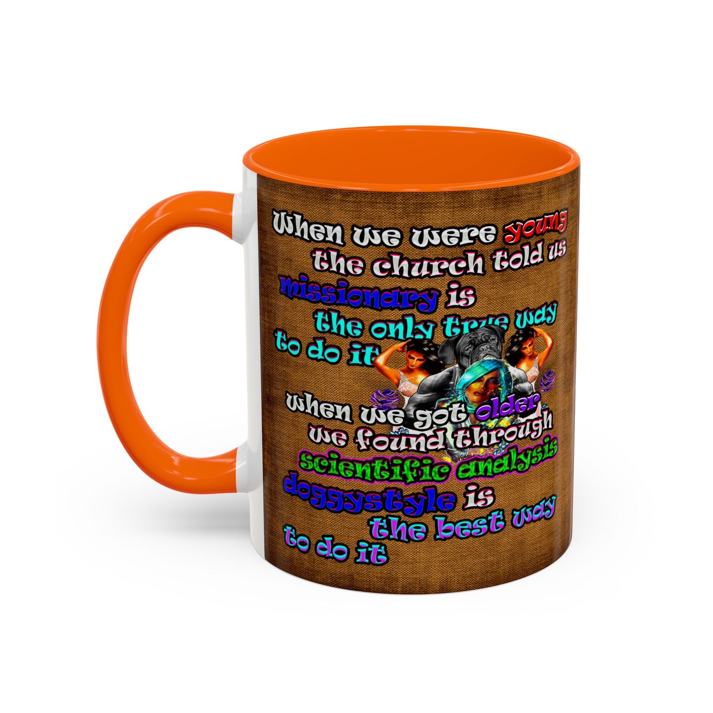 doggystyle - Accent Mug (brown papyrus)