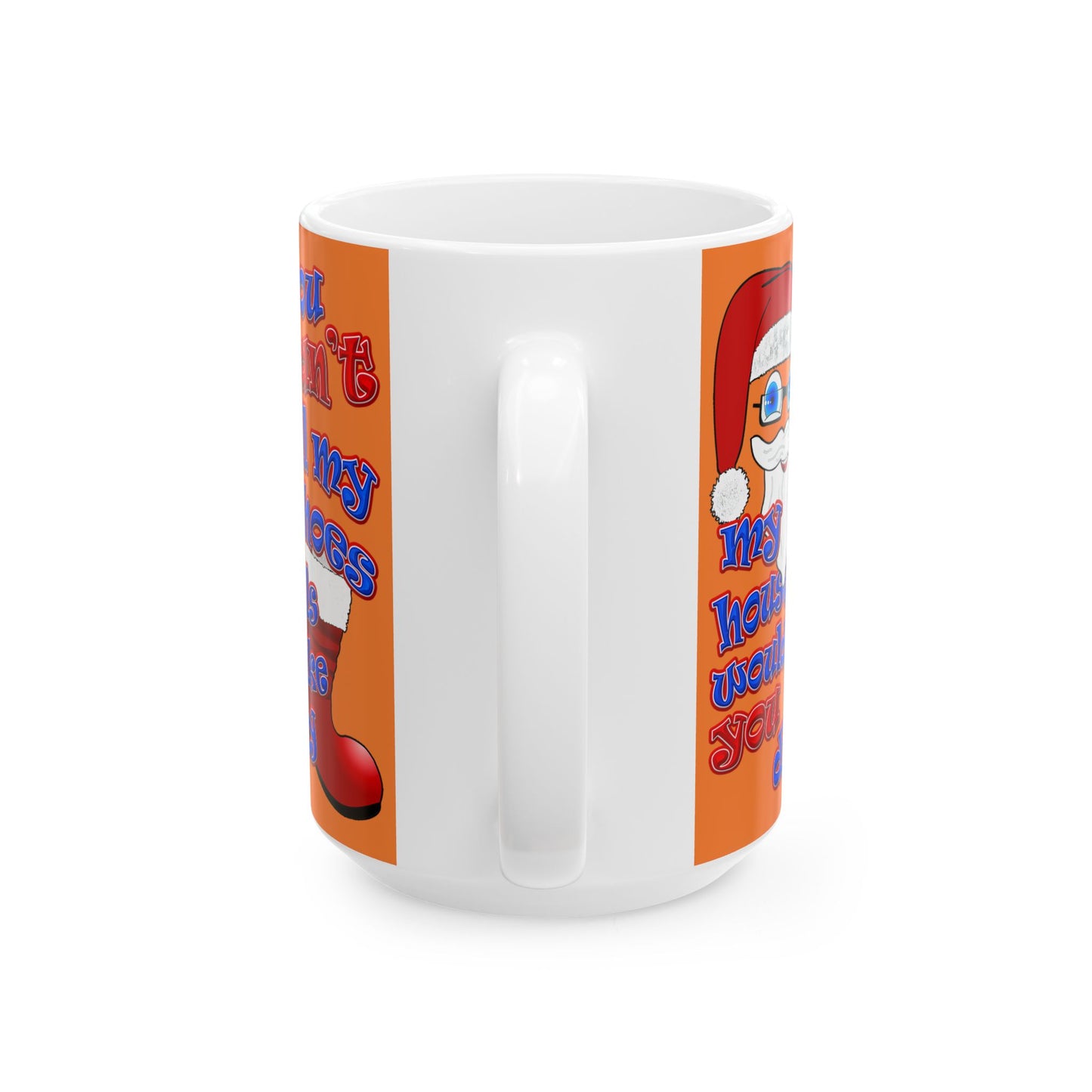 santa's shoes - White Mug (crusta)